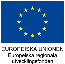 Logotyp EU Europeiska regionala utvecklingsfonden
