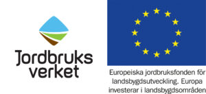 Logotyper Jordbruksverket och Europeiska jordbruksfonden för landsbygdsutveckling. Europa investerar i landsbygdsområden